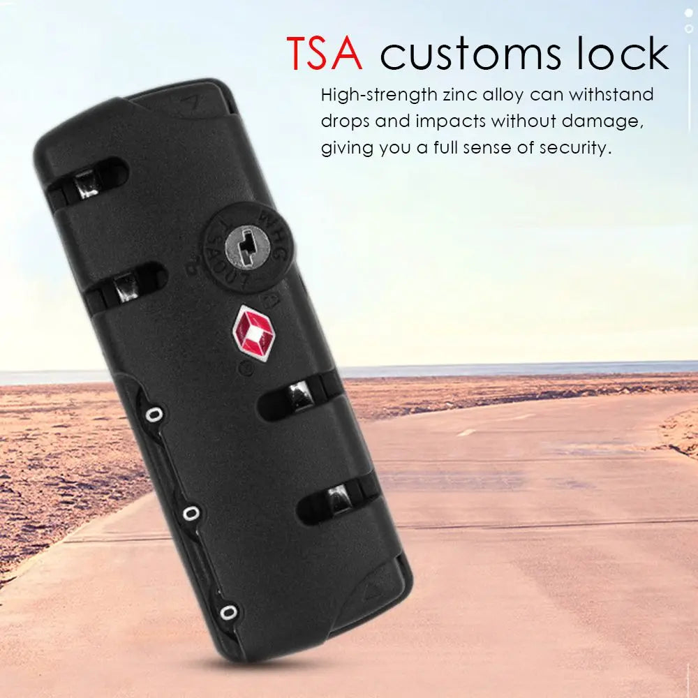 Weatherproof TSA-Approved Anti-Theft Luggage Combination Lock