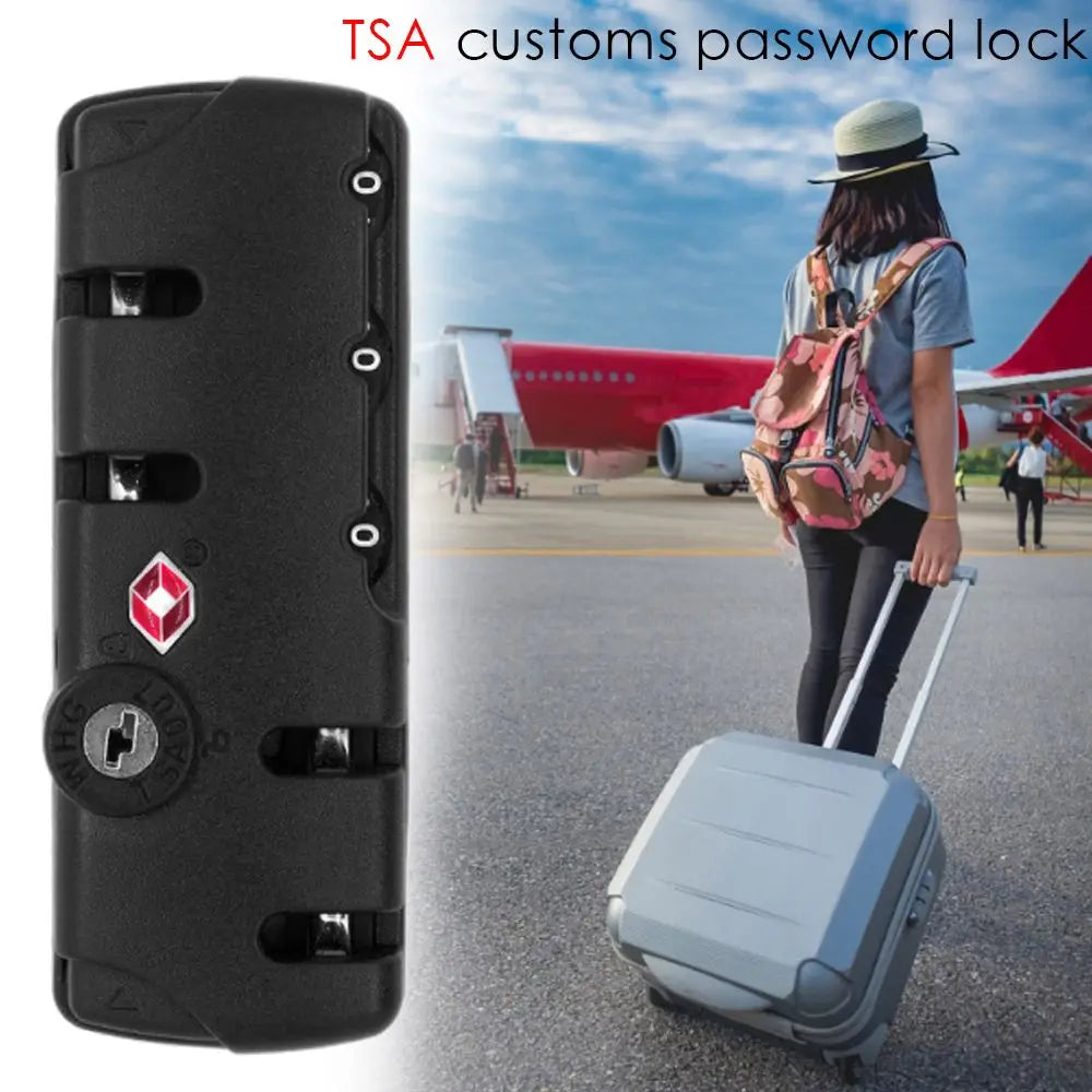 Weatherproof TSA-Approved Anti-Theft Luggage Combination Lock
